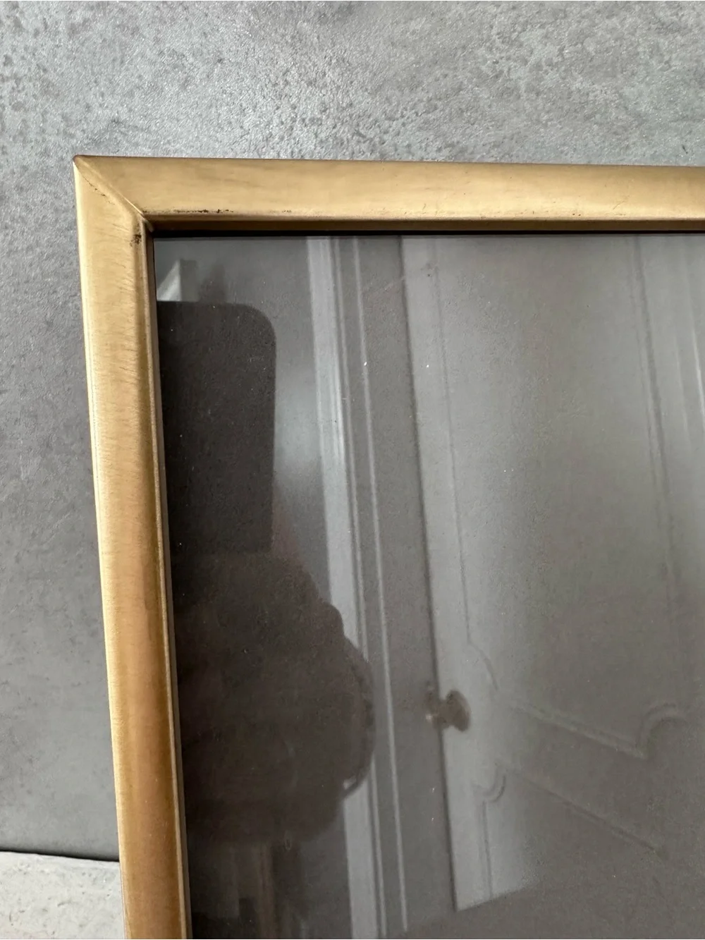 Vintage BACRACH BRASS Gold Tone Metal Picture Frame 8